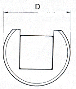 Drawing: polarizer end view mounted