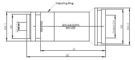 UV Beam Expander Mounting Diagram
